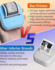 Portable Mini Thermal Label Printer